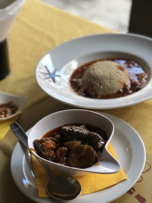 Vegetable Stew that comes with Cous Cous at Ciwara in Palermo