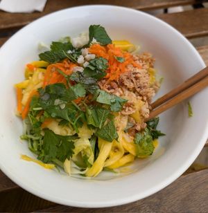 mango salad at VietNjam in Vienna