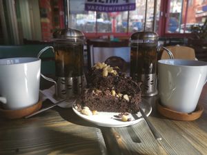 Almond cake at Terradan Pub in Ankara