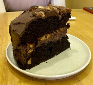 chocolate cake  at Terradan Pub in Ankara