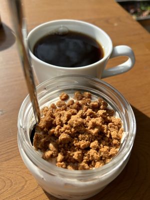 Dessert in the jar  at Terradan Pub in Ankara