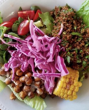 Veggie bowls at Terradan Pub in Ankara