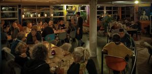 foto genomen tijdens ons secret diner met muziek. de eerste en derde vrijdag van de maand at Tessa's Place in Deventer