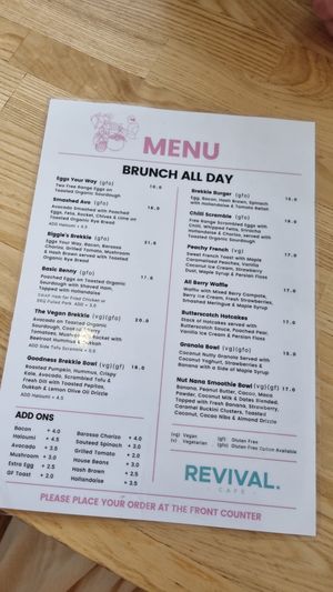 . at Revival Cafe in Blakeview