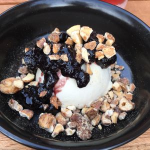 Blueberry cashew cheesecake  at Anything But Beer in Syracuse