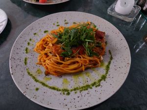 Vegan Pasta at Fresca in Valasske Mezirici