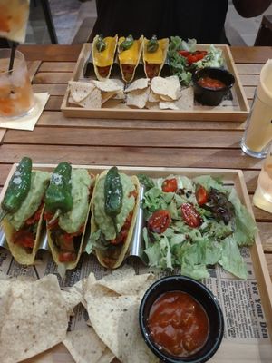 Tacos at Good Vibes in Gran Canaria