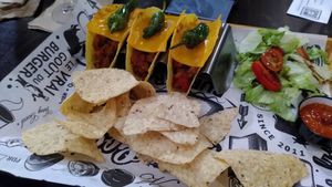 Vegan taco's at Good Vibes in Gran Canaria
