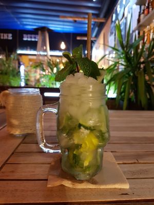Cucumber homemade lemonade at Good Vibes in Gran Canaria