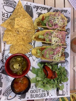 As you can see we absolutely loved our vegan tacos the sangria was amazing too and the service was great. Couldn’t complain at all and the restaurant is really nice vibe. #groovy at Good Vibes in Gran Canaria