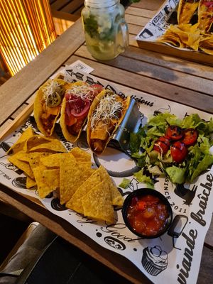 Vegan Mexican Tacos at Good Vibes in Gran Canaria