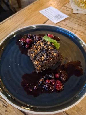 Vegan Brownie at Good Vibes in Gran Canaria