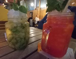 Homemade lemonades at Good Vibes in Gran Canaria