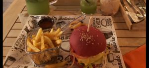 Old school Burger Vegan!   at Good Vibes in Gran Canaria