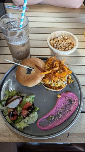 Dirty Bastard Bagel  at Good Vibes in Gran Canaria