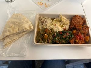 Vegan Mezze Plate (without Labneh)  at Za'atar in Zurich
