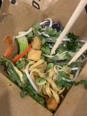 Curry noodles   at Noodlebox - Shelbourne in Victoria