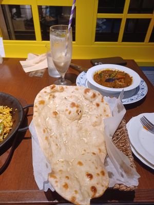 VEGAN Naan!! at Ponte Rosso in Nara