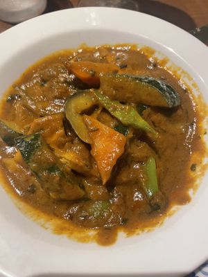 Vegetable curry  at Ponte Rosso in Nara