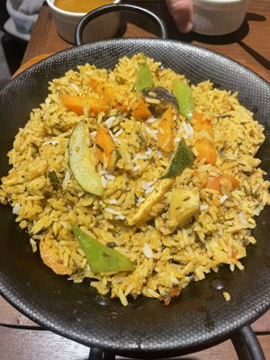 Vegetable biryani   at Ponte Rosso in Nara