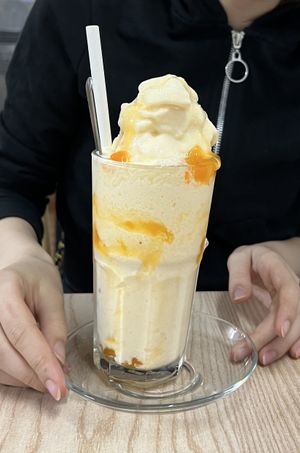 Mango smoothie   at Kiez - Vegan Butcher Cafe & Bistro in Hanoi