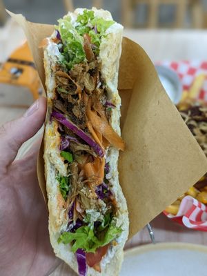 Döner kebab at Kiez - Vegan Butcher Cafe & Bistro in Hanoi