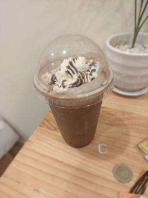 Chocolate milkshake at Kiez - Vegan Butcher Cafe & Bistro in Hanoi