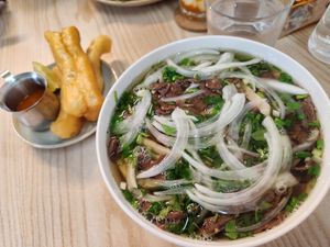 Great Pho! at Kiez - Vegan Butcher Cafe & Bistro in Hanoi