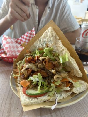 Chicken kebab  at Kiez - Vegan Butcher Cafe & Bistro in Hanoi