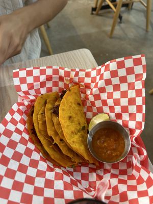 Birria tacos   at Kiez - Vegan Butcher Cafe & Bistro in Hanoi