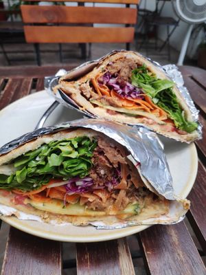 This was huge but so tasty and filling. at Kiez - Vegan Butcher Cafe & Bistro in Hanoi