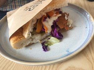 Vegan duner kebab at Kiez - Vegan Butcher Cafe & Bistro in Hanoi