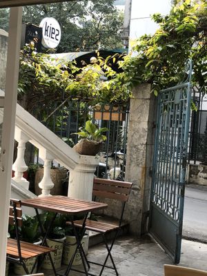 Patio at Kiez - Vegan Butcher Cafe & Bistro in Hanoi