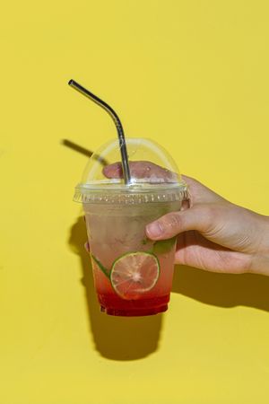 Strawberry lemonade  at Kiez - Vegan Butcher Cafe & Bistro in Hanoi