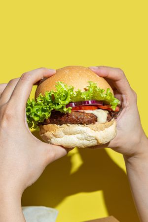 Burger at Kiez - Vegan Butcher Cafe & Bistro in Hanoi