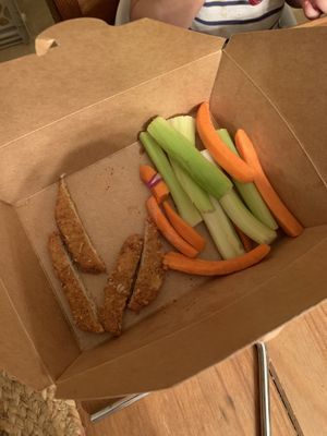 They cut the strips even smaller?? at Hopworks Urban Brewery in Vancouver