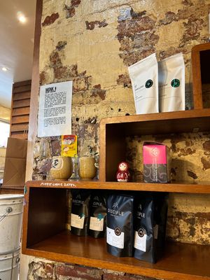 Chai and coffee for sale  at Monk Bodhi Dharma in Balaclava