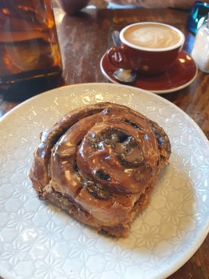 Coffee scroll at Monk Bodhi Dharma in Balaclava