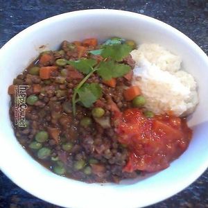 Vegan shepherds pie at Monk Bodhi Dharma in Balaclava