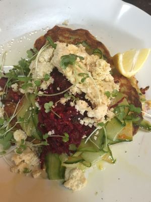 Tasty fritters at Monk Bodhi Dharma in Balaclava