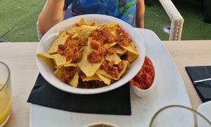 Chilli with Nachos (little one wanted it without avocado and mayo) at An Sibin in Orihuela
