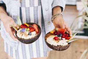 Acai bowls with love.
 at Le Mango Tree 2 in Hossegor