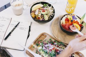 Perfect vegan meal.
 at Le Mango Tree 2 in Hossegor