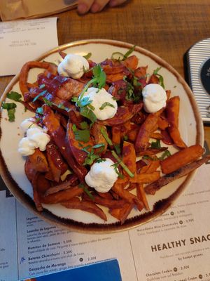 Sweet patato at Honest Greens in Lisbon