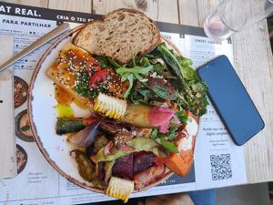 Vegan main dish - can't remember which one #Veganuary at Honest Greens in Lisbon