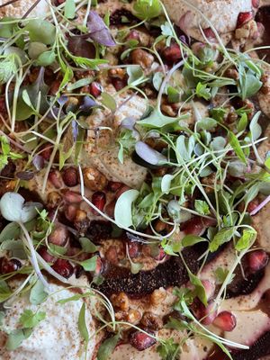 Beet carpaccio   at Honest Greens in Lisbon