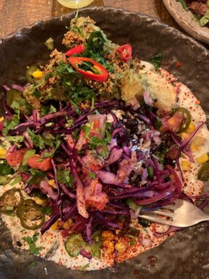 latin lover bowl with herb tofu (so tasty) at Honest Greens in Lisbon