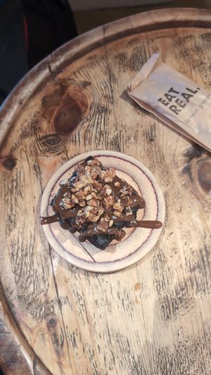 Best Brownie in the world at Honest Greens in Lisbon