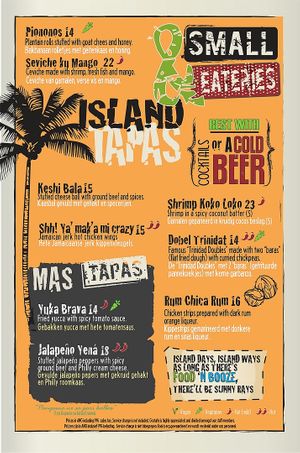 Tapas & Small meals at Tabooshh in Willemstad