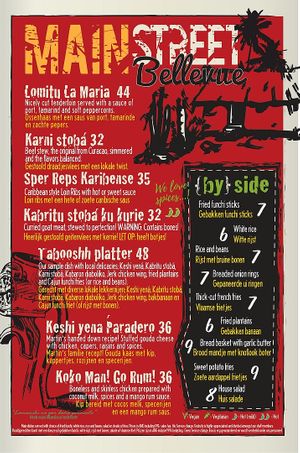 Main dishes page 1 at Tabooshh in Willemstad